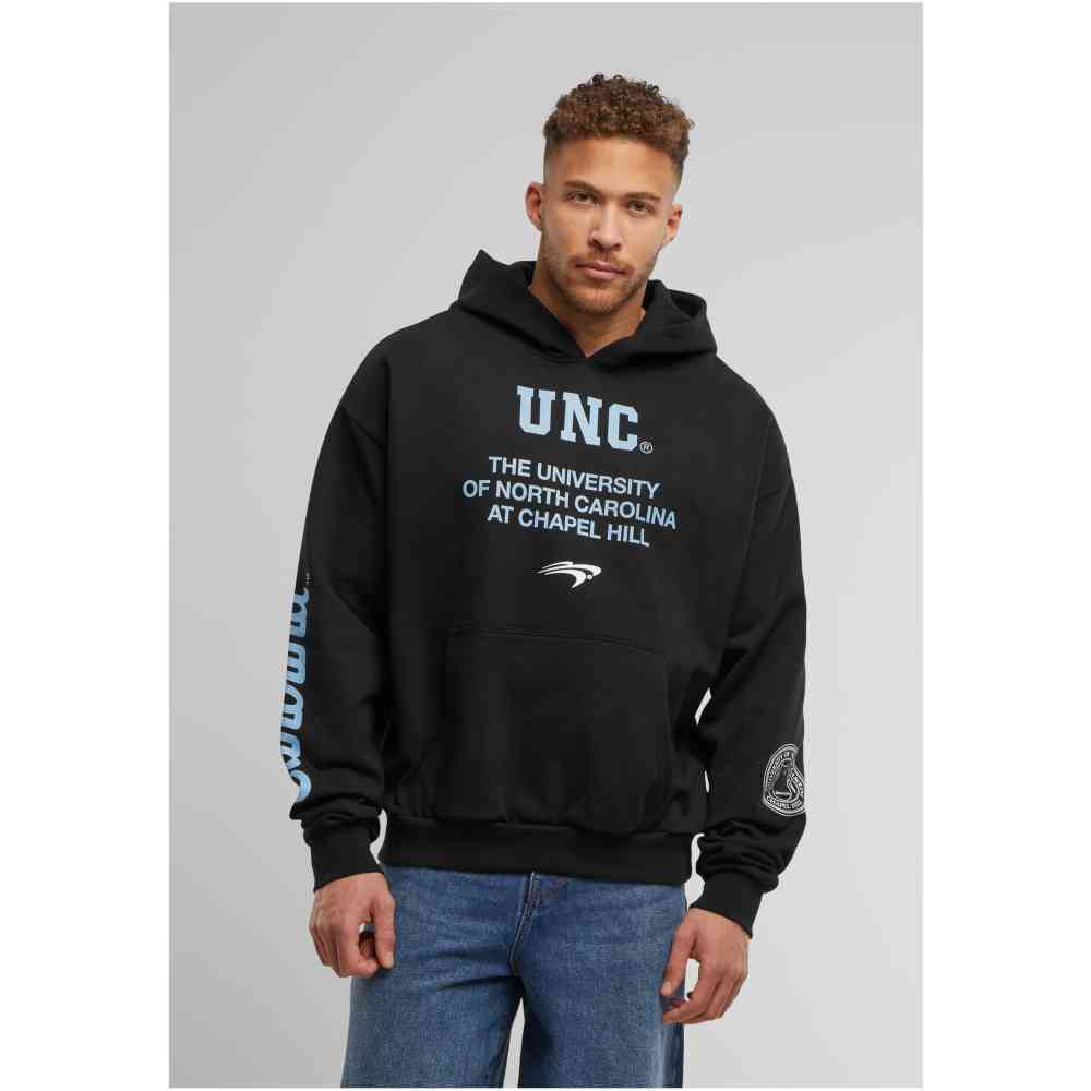 Mister Tee Upscale - North Carolina Multi Logo Oversize Hoodie/trui - Zwart